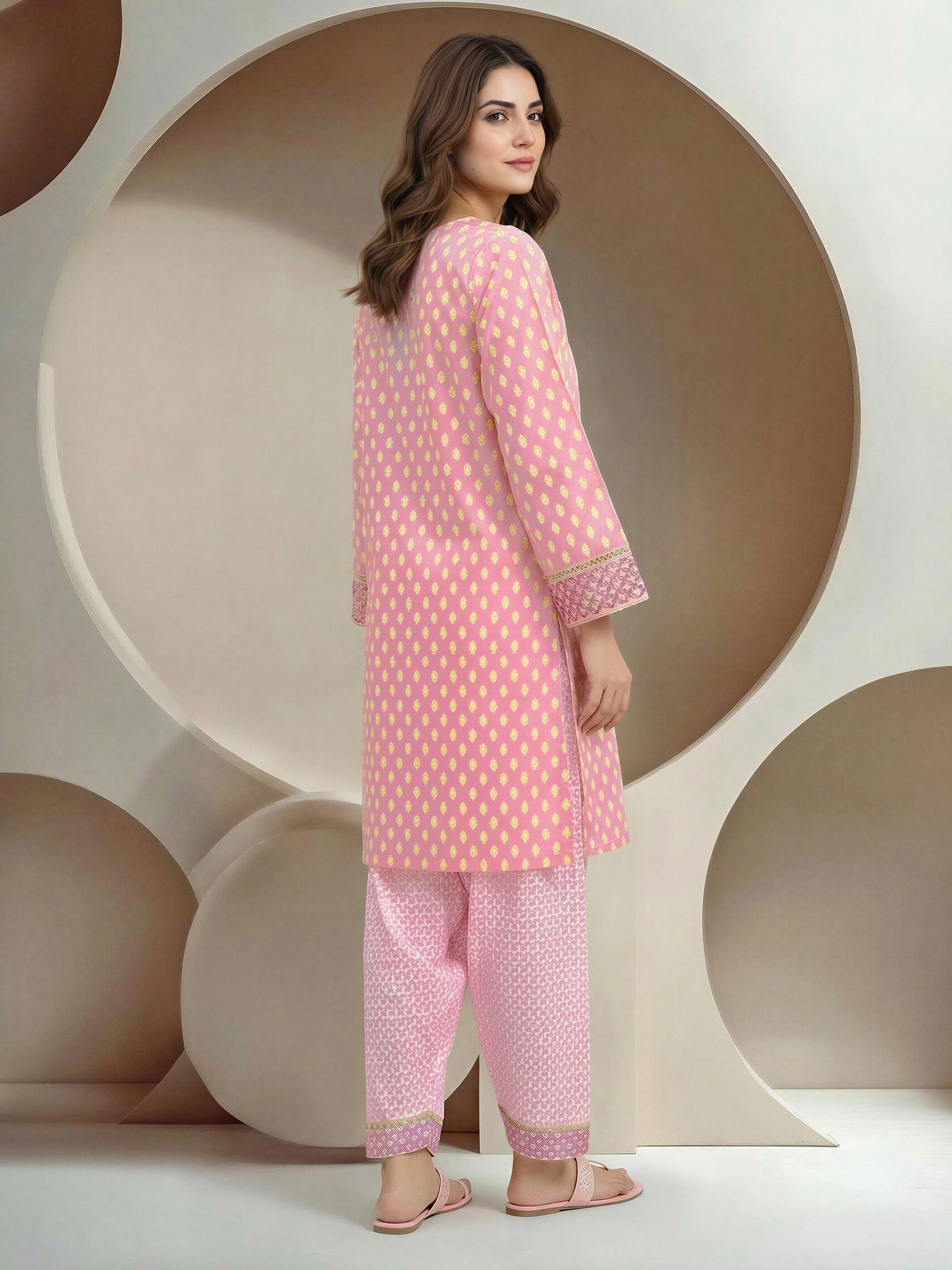 2 Piece Lawn Suit- Embroidered (Pret)