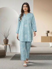 2 Piece Poly Lawn Suit (Pret)