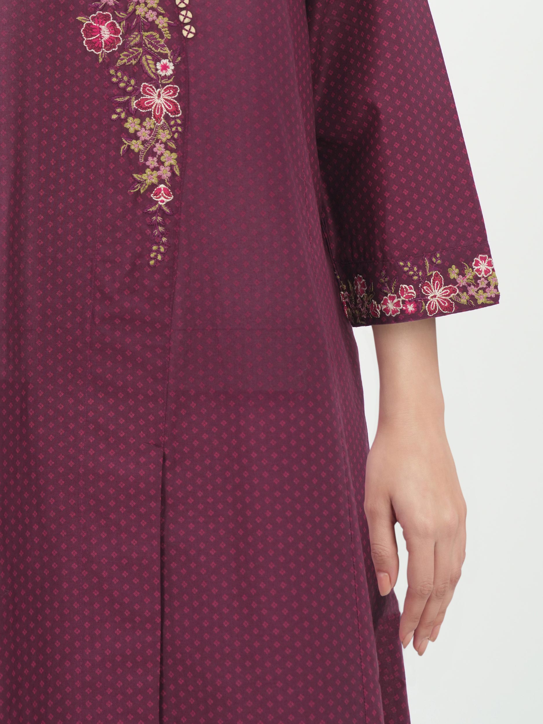 2 Piece Lawn Suit- Embroidered (Pret)