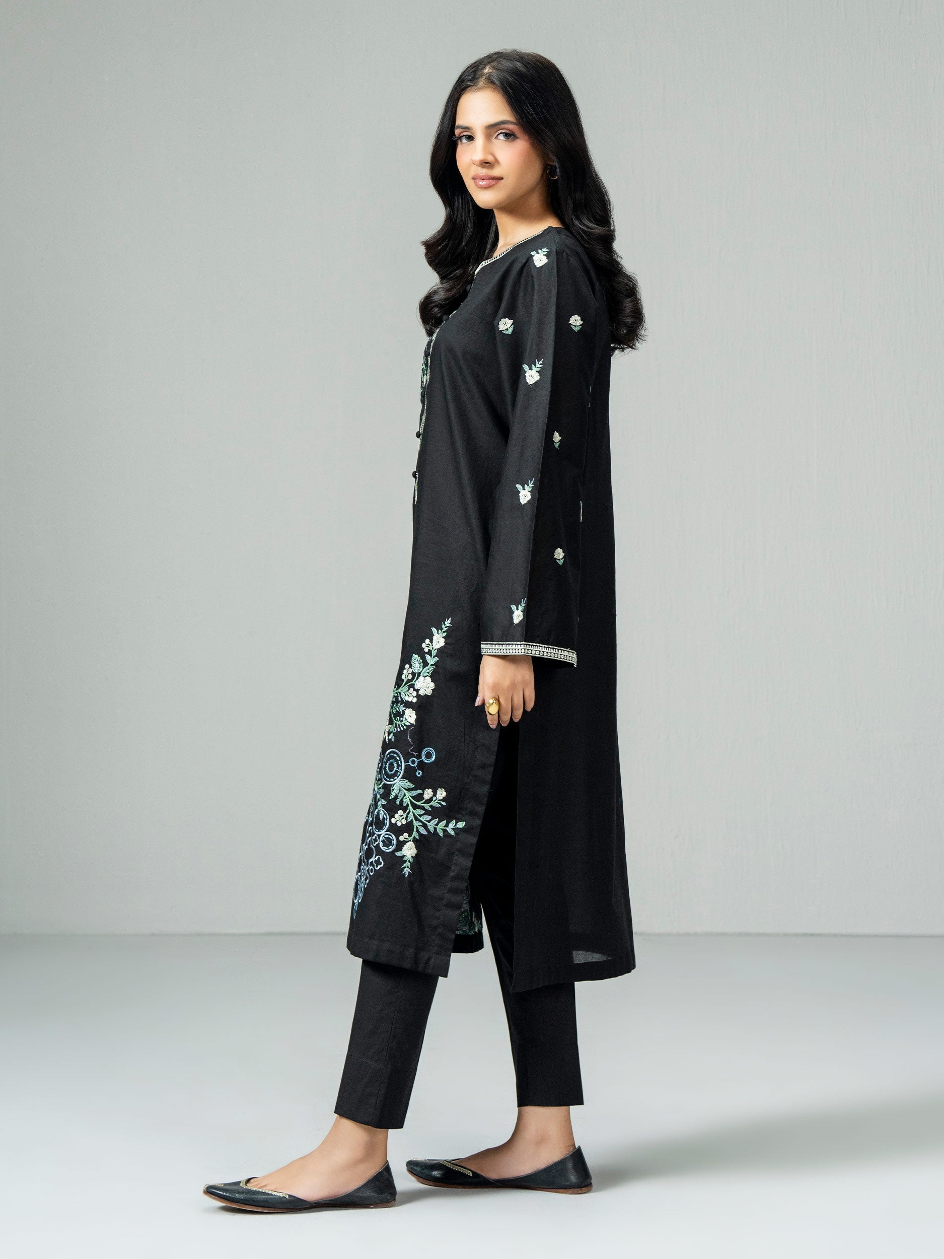 Cambric Shirt-Embroidered (Pret)
