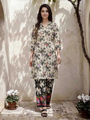 2 Piece Lawn Suit- Embroidered (Pret)