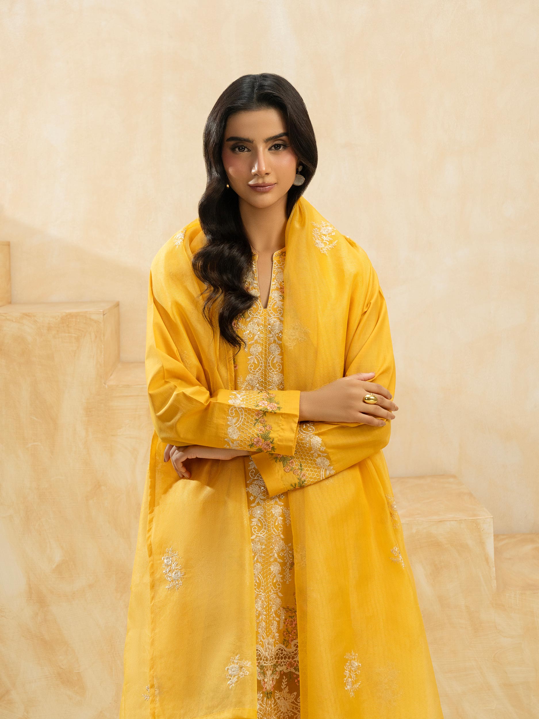3 Piece Lawn Suit-Embroidered (Pret)