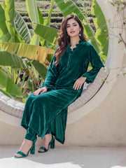 2 Piece Velvet Suit (Pret)