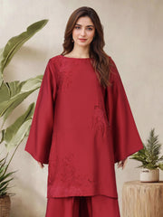2 Piece Premium Silk Suit- Embroidered (Pret)