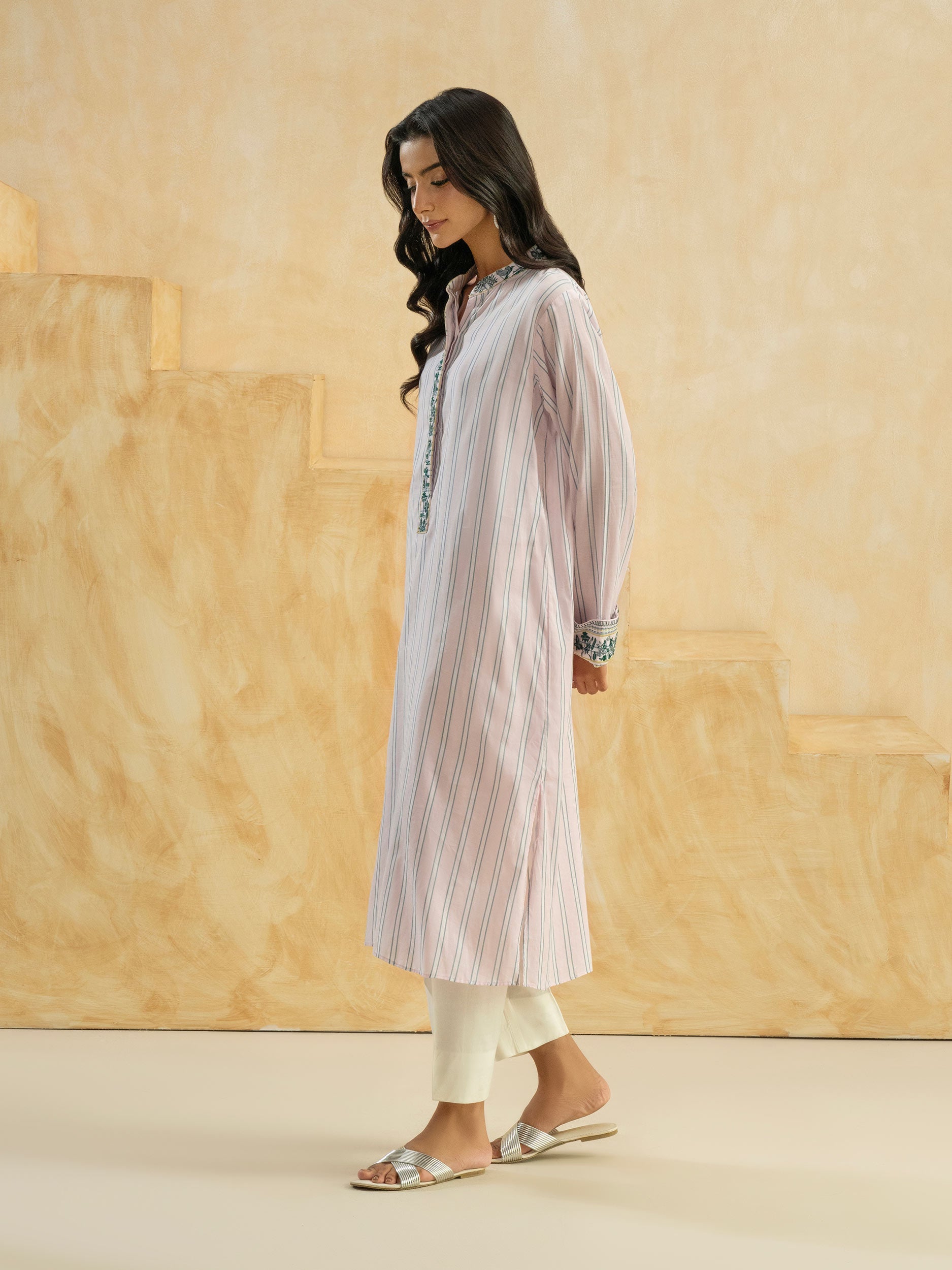 Yarn Dyed Shirt-Embroidered (Pret)