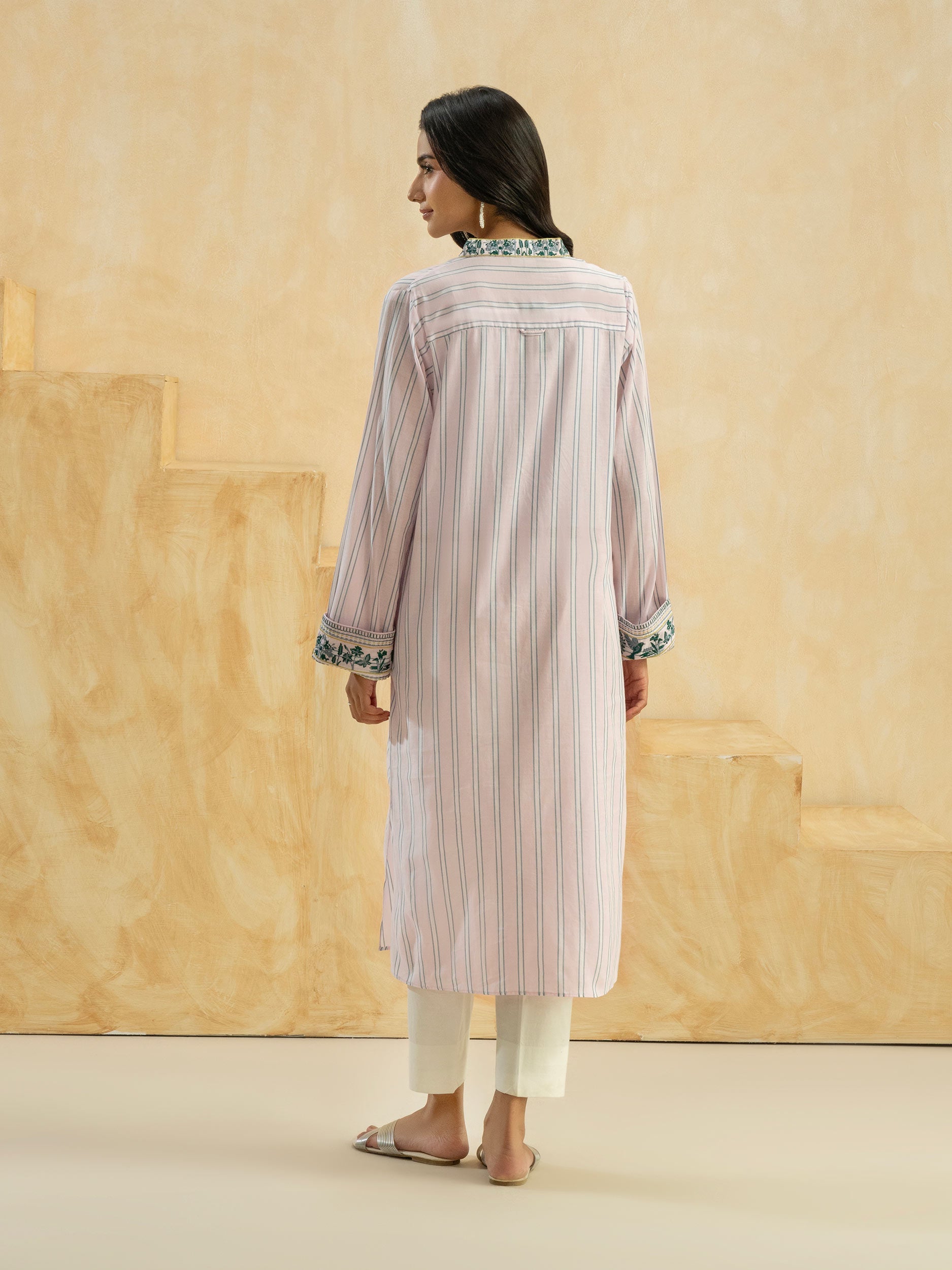 Yarn Dyed Shirt-Embroidered (Pret)