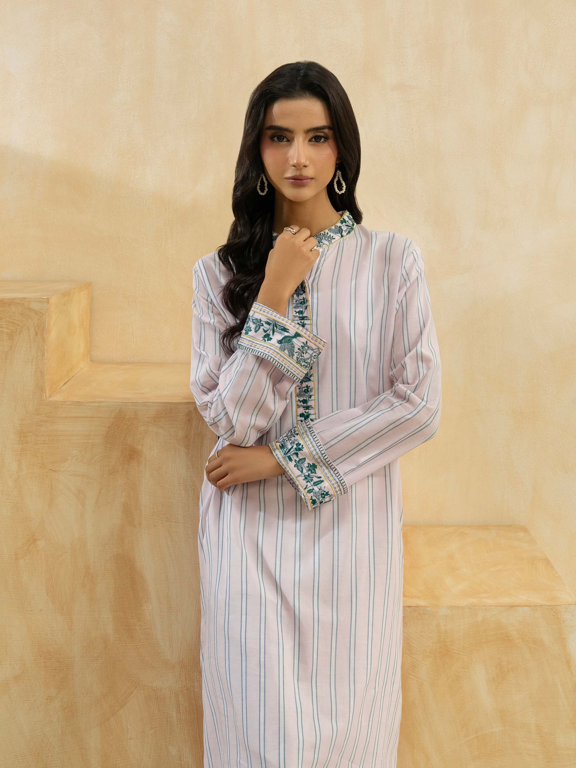 Yarn Dyed Shirt-Embroidered (Pret)