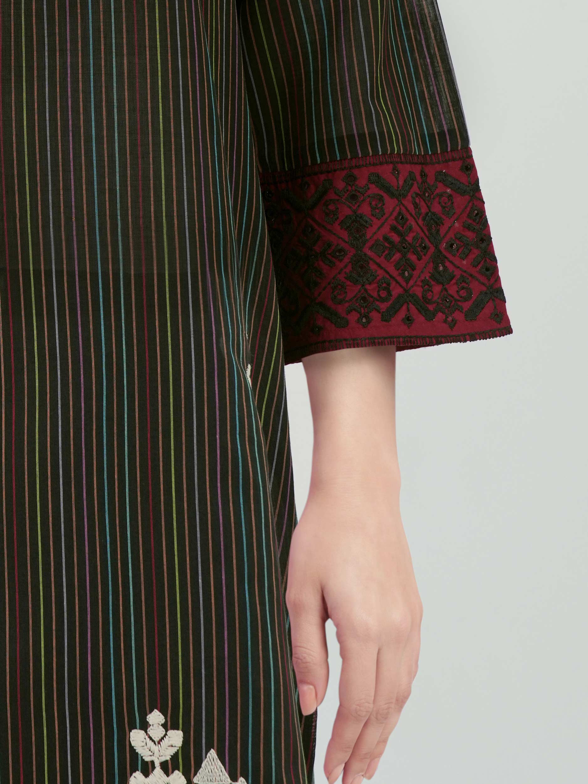 Yarn Dyed Shirt- Embroidered (Pret)