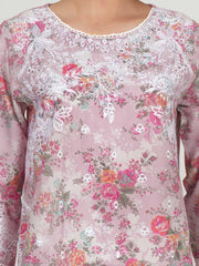 3 Piece Lawn Suit- Embroidered (Pret)