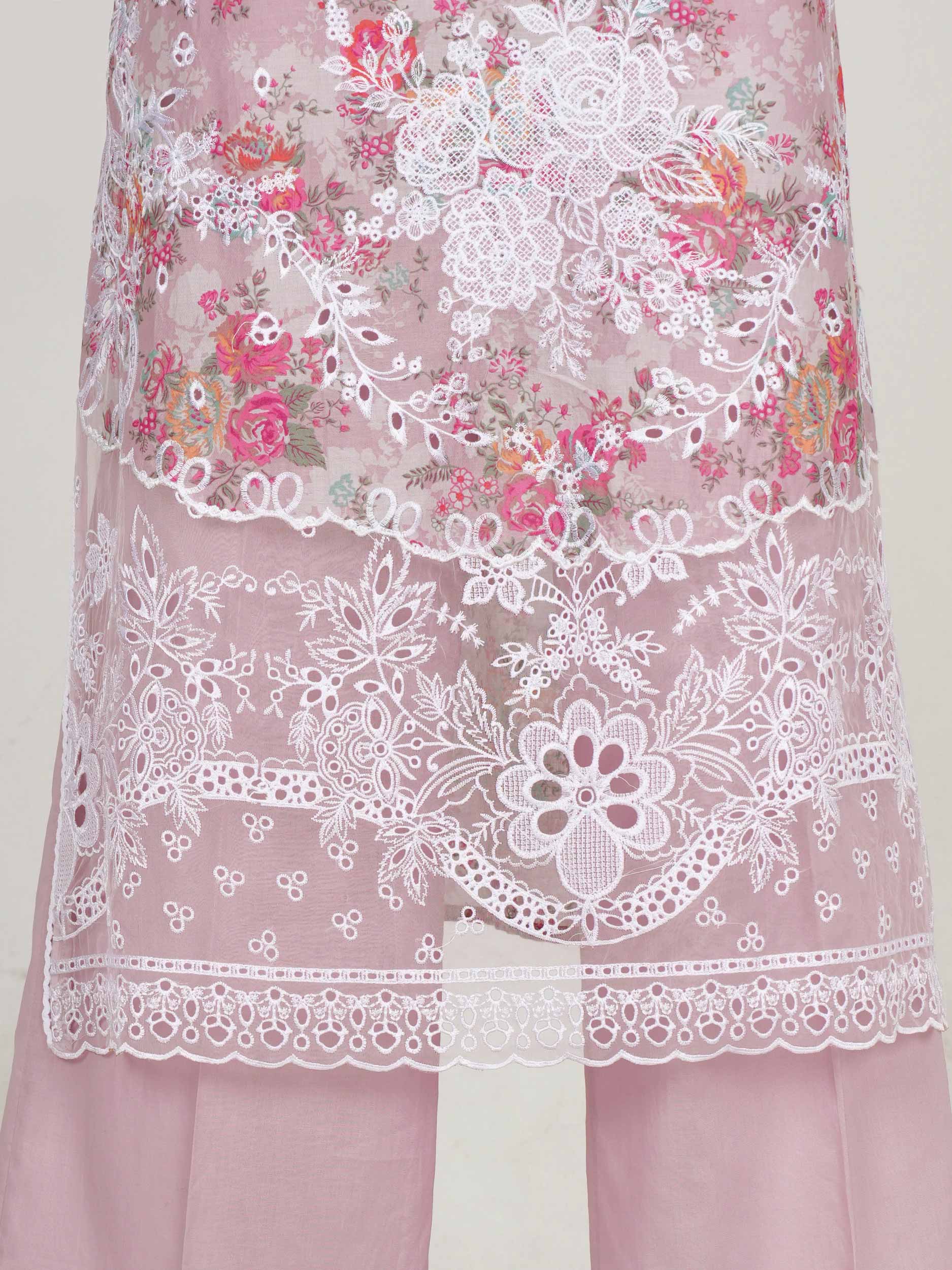 3 Piece Lawn Suit- Embroidered (Pret)