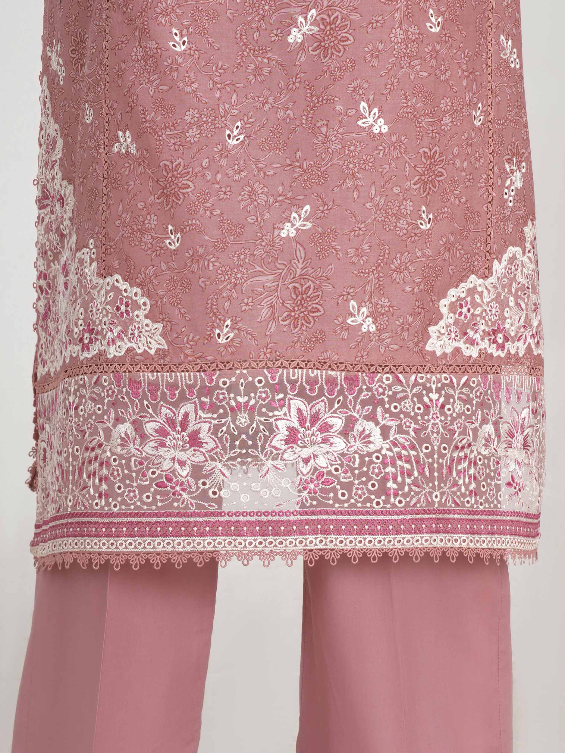 2 Piece Lawn Suit- Embroidered (Pret)