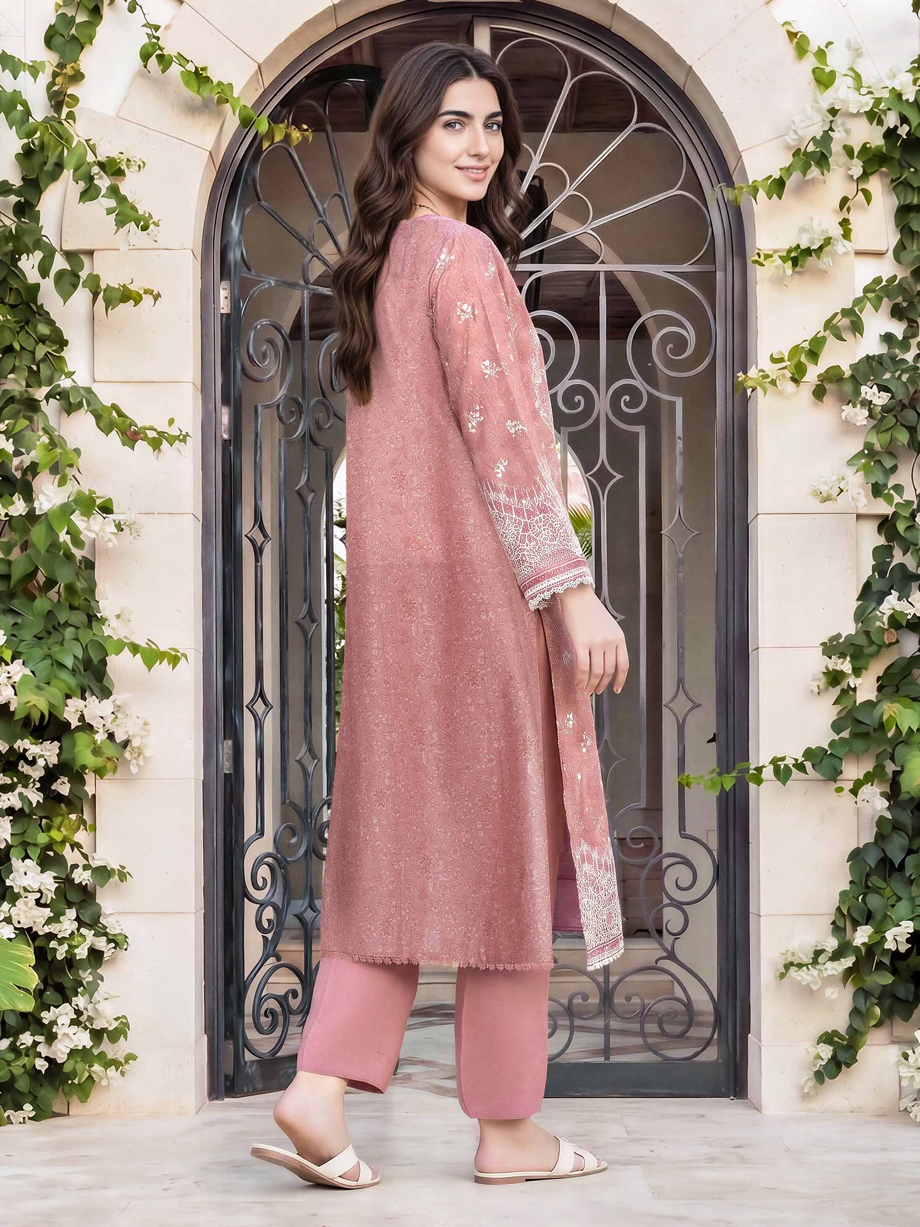 2 Piece Lawn Suit- Embroidered (Pret)