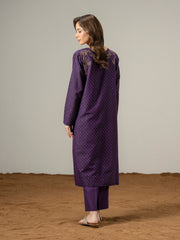 2 Piece Jacquard Suit-Embroidered (Pret)