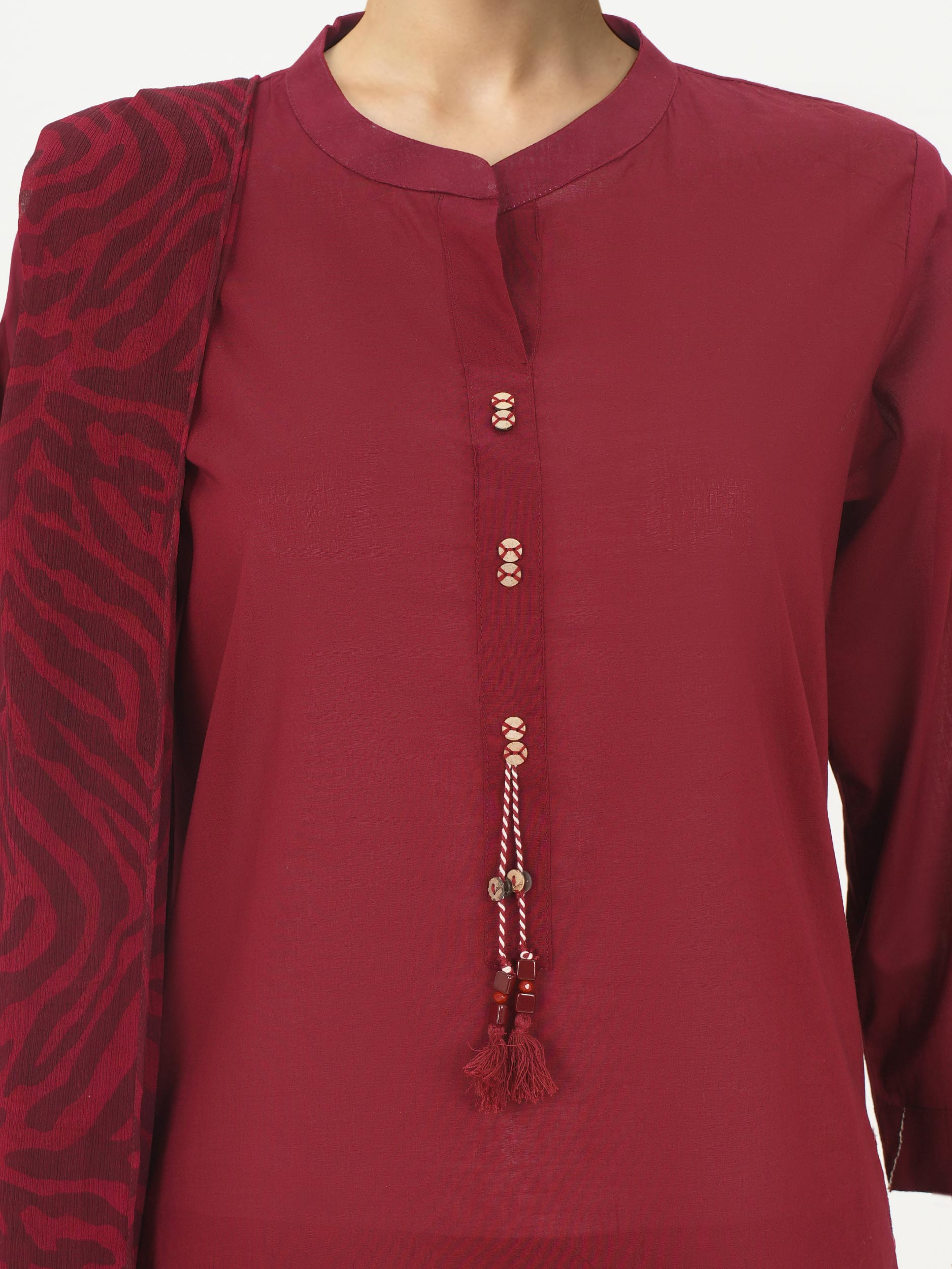 3 Piece Lawn Suit- Embroidered (Pret)