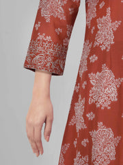 2 Piece Jacquard Suit- Embroidered (Pret)