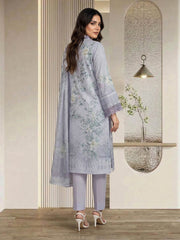 3 Piece Silk Suit- Embroidered (Pret)