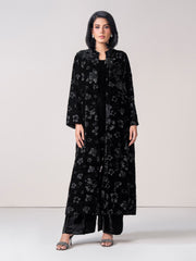 2-Piece Cardigan Velvet Suit- Embellished (Pret)