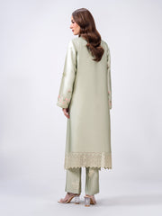 2 Piece Silk Suit- Embroidered (Pret)