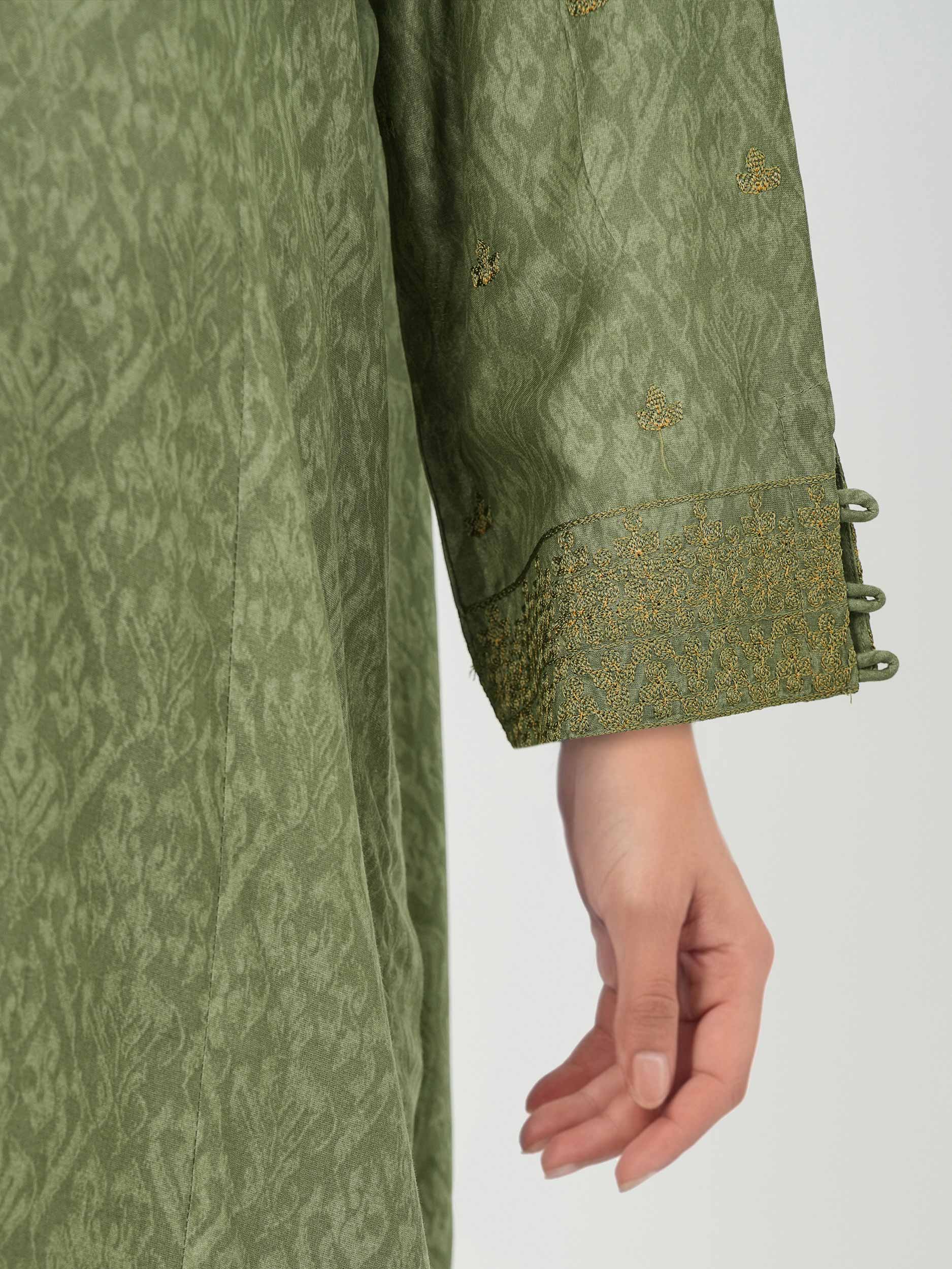 2 Piece Viscose Suit- Embroidered (Pret)