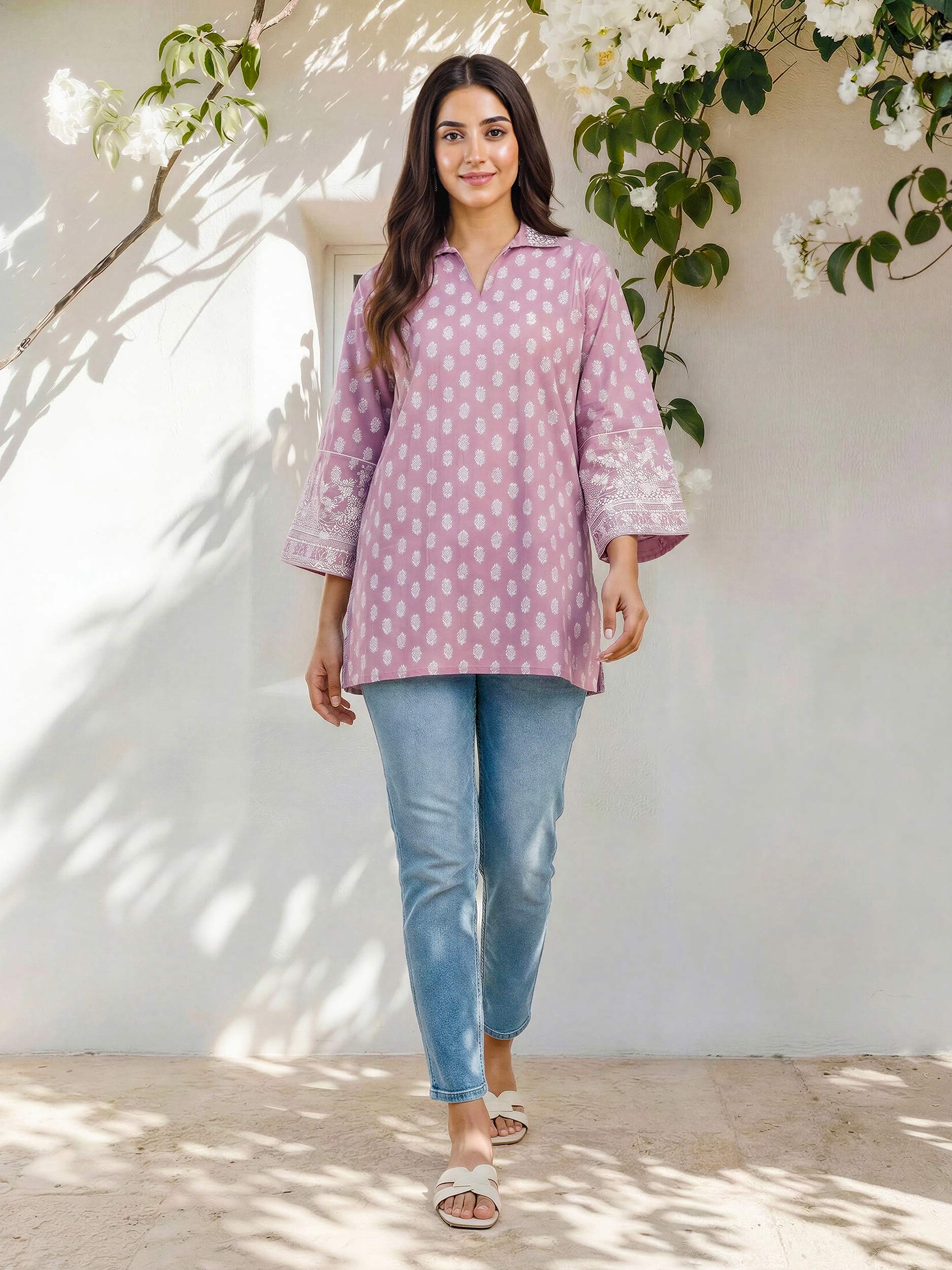 Lawn Kurti- Embroidered (Pret)