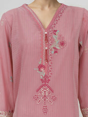 2 Piece Yarn Dyed Suit- Embroidered (Pret)