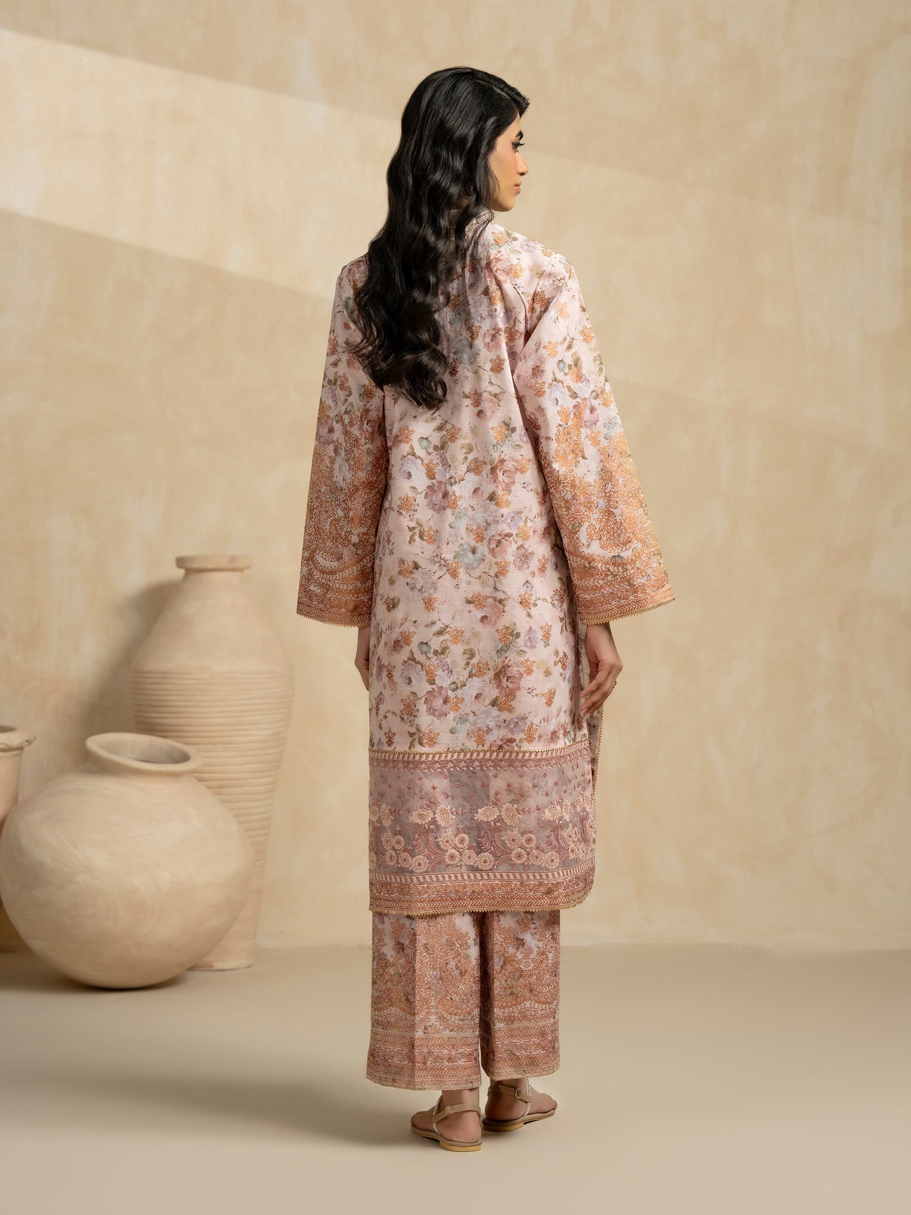 2 Piece Lawn Suit-Embroidered (Pret)