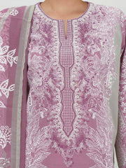 3 Piece Lawn Suit- Embroidered (Pret)