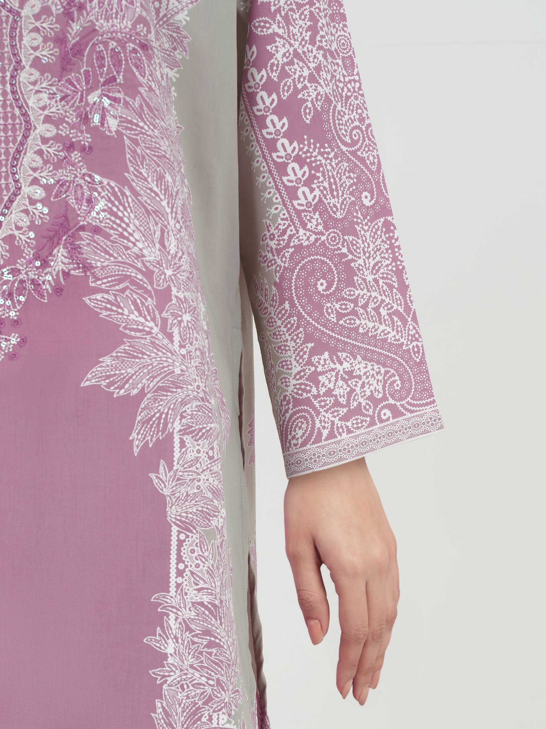 3 Piece Lawn Suit- Embroidered (Pret)