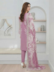 3 Piece Lawn Suit- Embroidered (Pret)