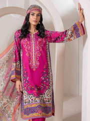 3 Piece Lawn Suit-Embroidered (Pret)