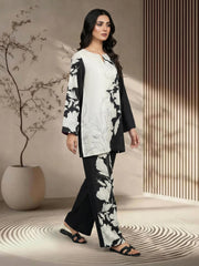 2 Piece Viscose Slub Suit (Pret)