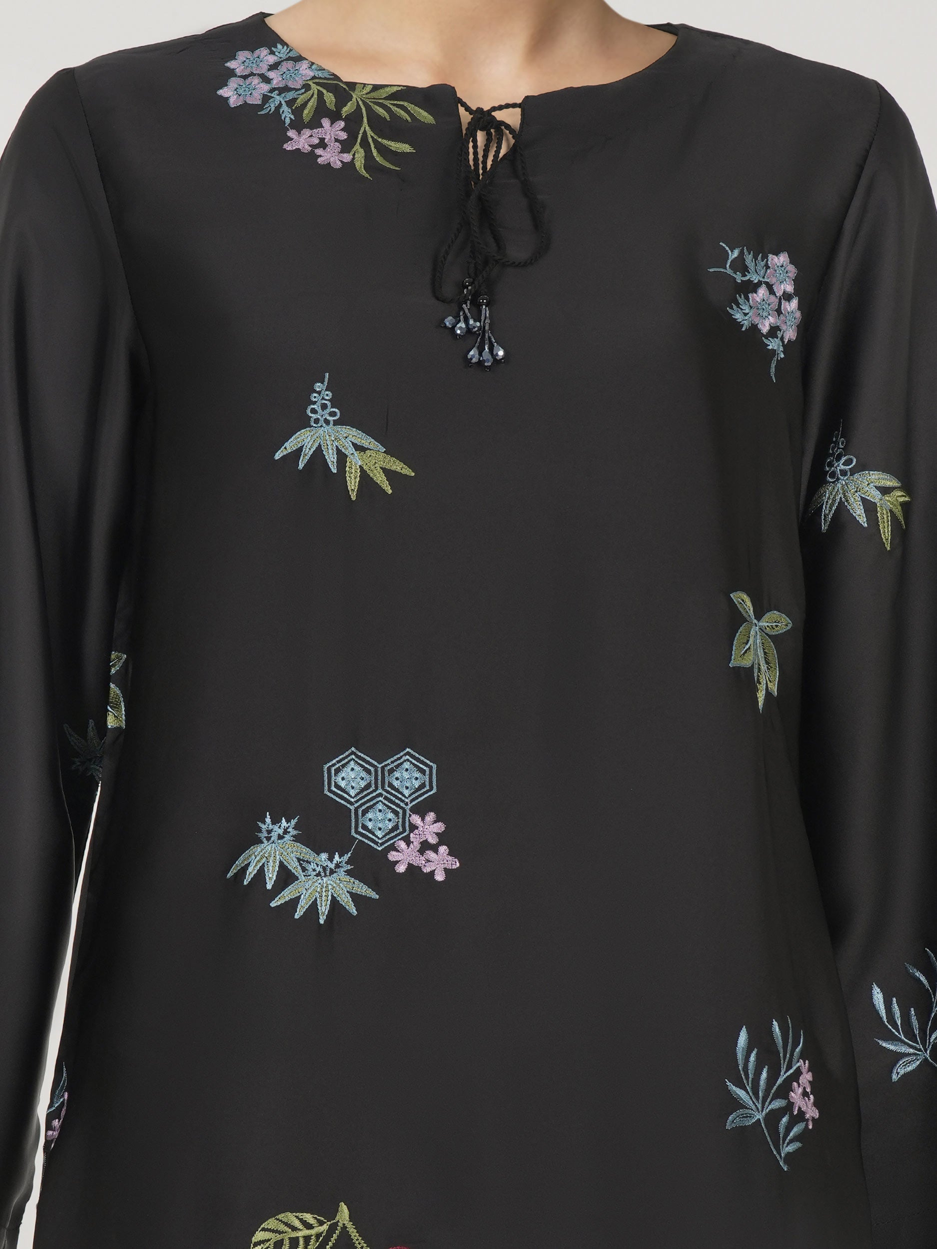 2 Piece Silk Suit- Embroidered (Pret)