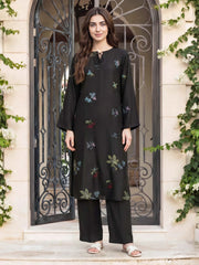 2 Piece Silk Suit- Embroidered (Pret)