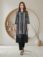 Viscose Cotton Shirt- Embroidered (Pret)