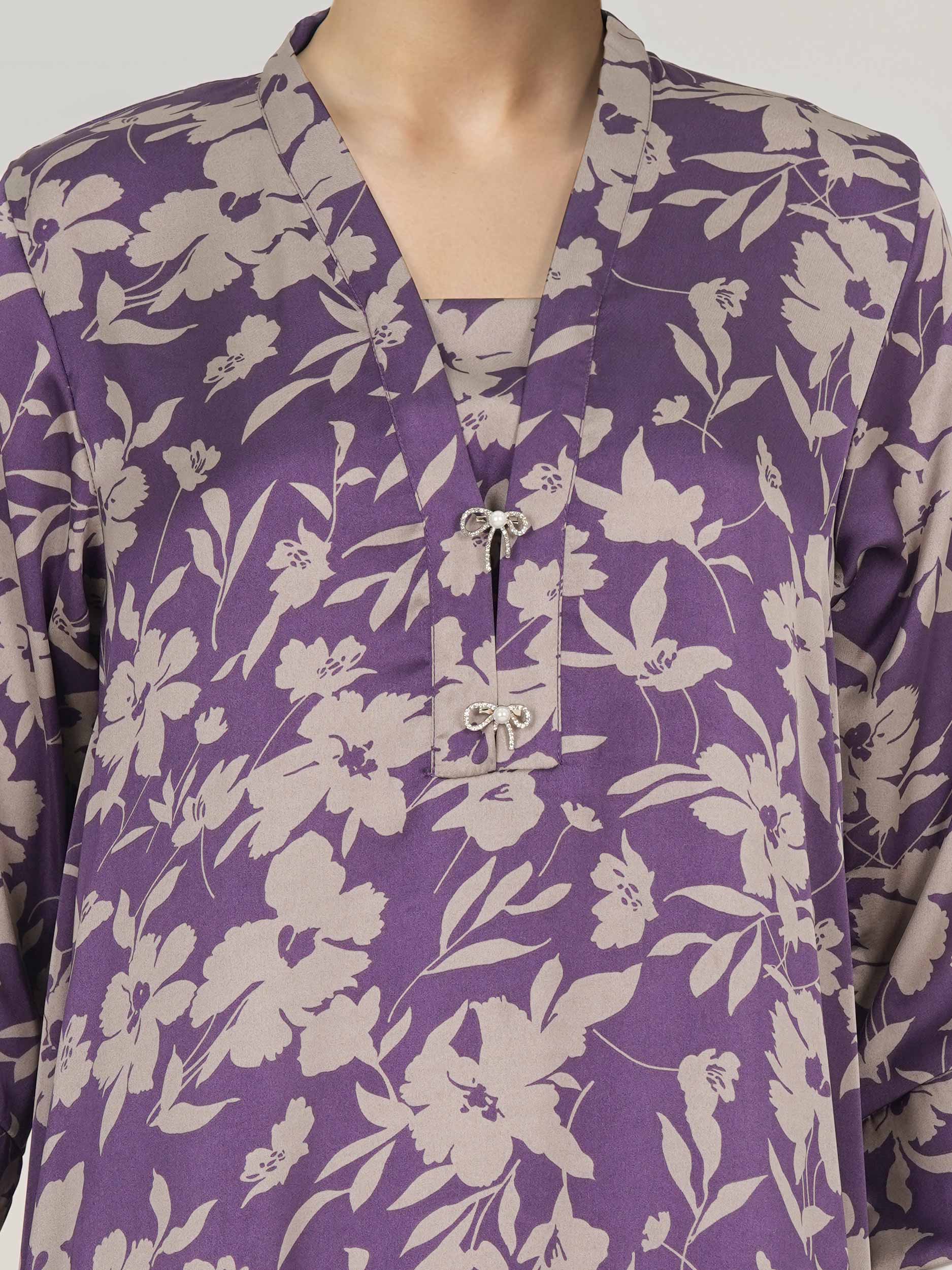 2 Piece Silk Suit (Pret)