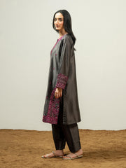 2 Piece Silk Suit-Embroidered (Pret)