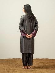 2 Piece Silk Suit-Embroidered (Pret)