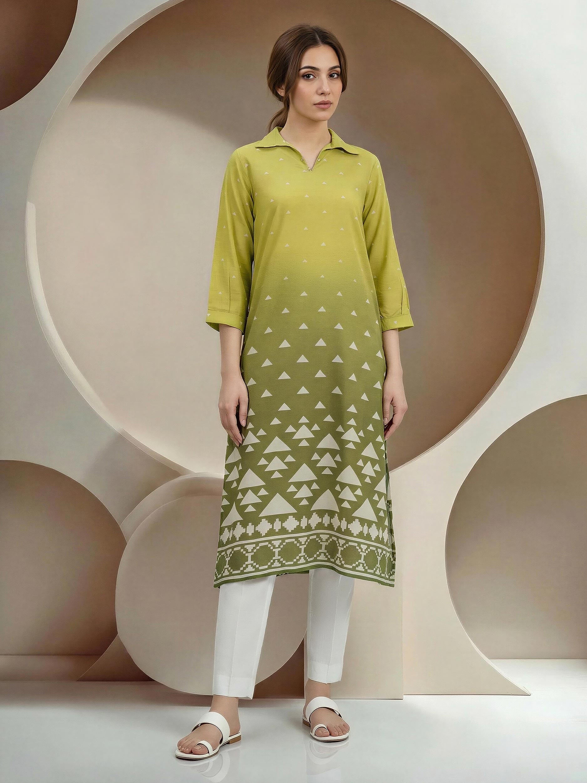 Viscose Lawn Shirt (Pret)