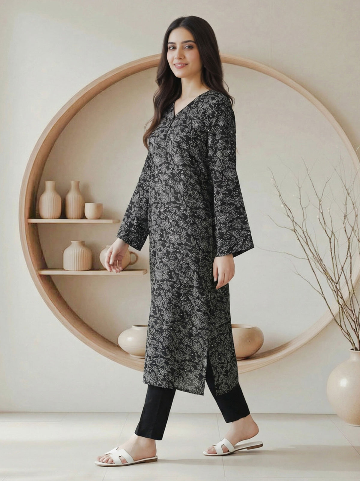 Silk Kaftan (Pret)