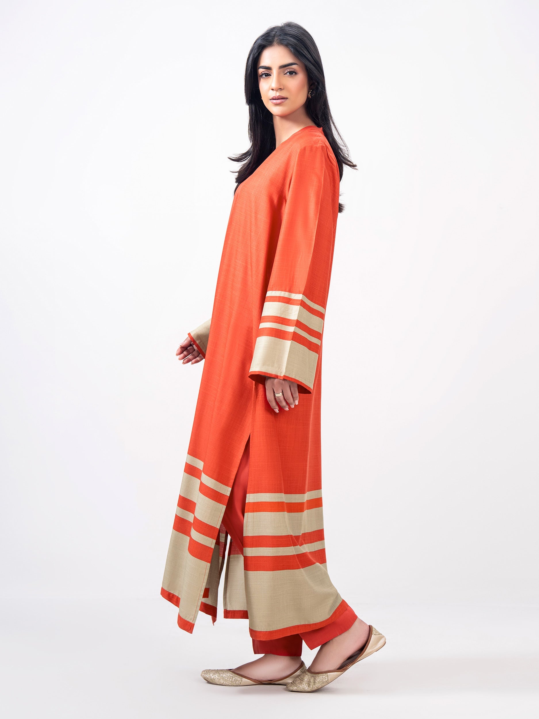 2 Piece Viscose Slub Suit (Pret)