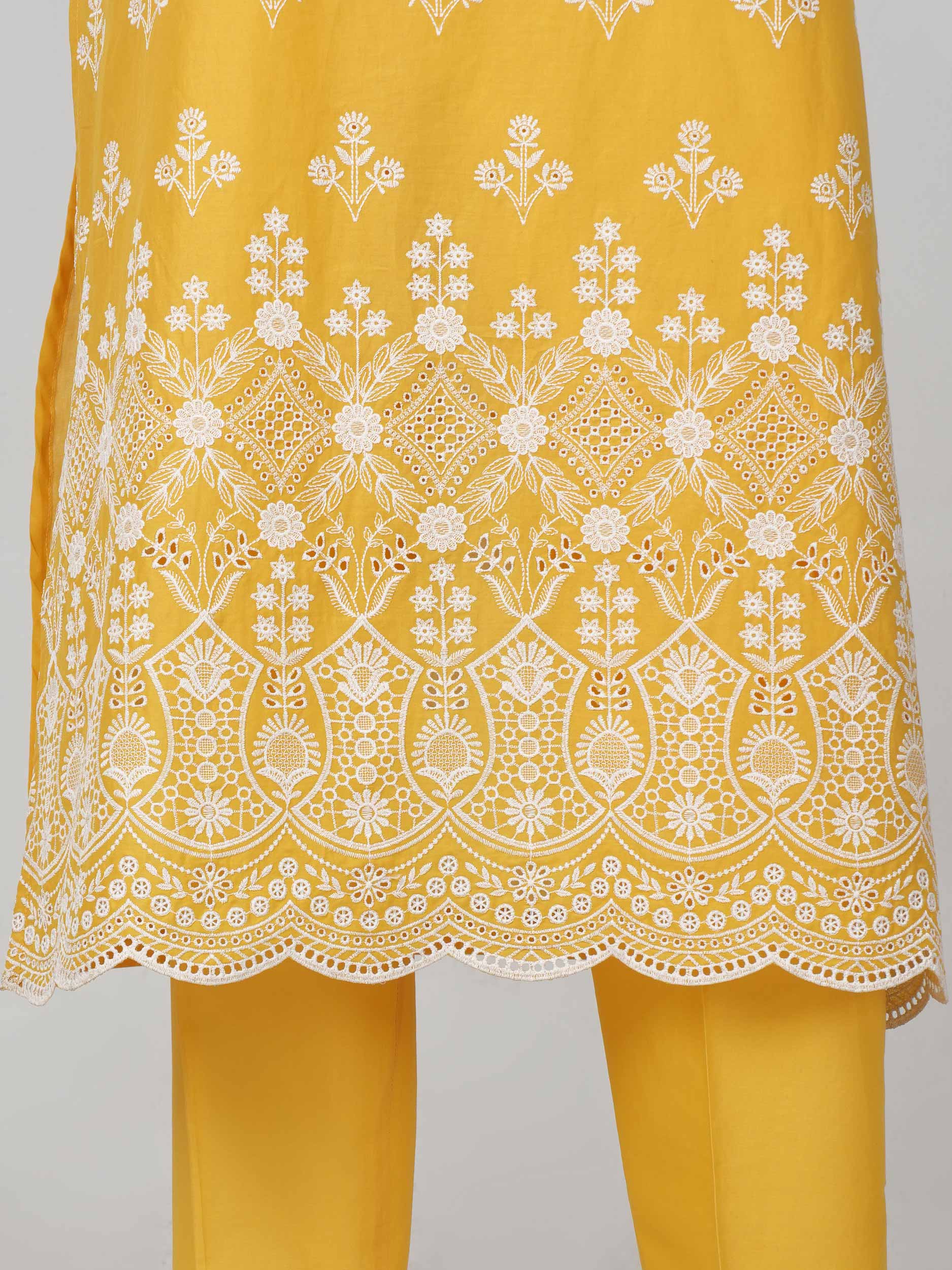 2 Piece Lawn Suit- Embroidered (Pret)