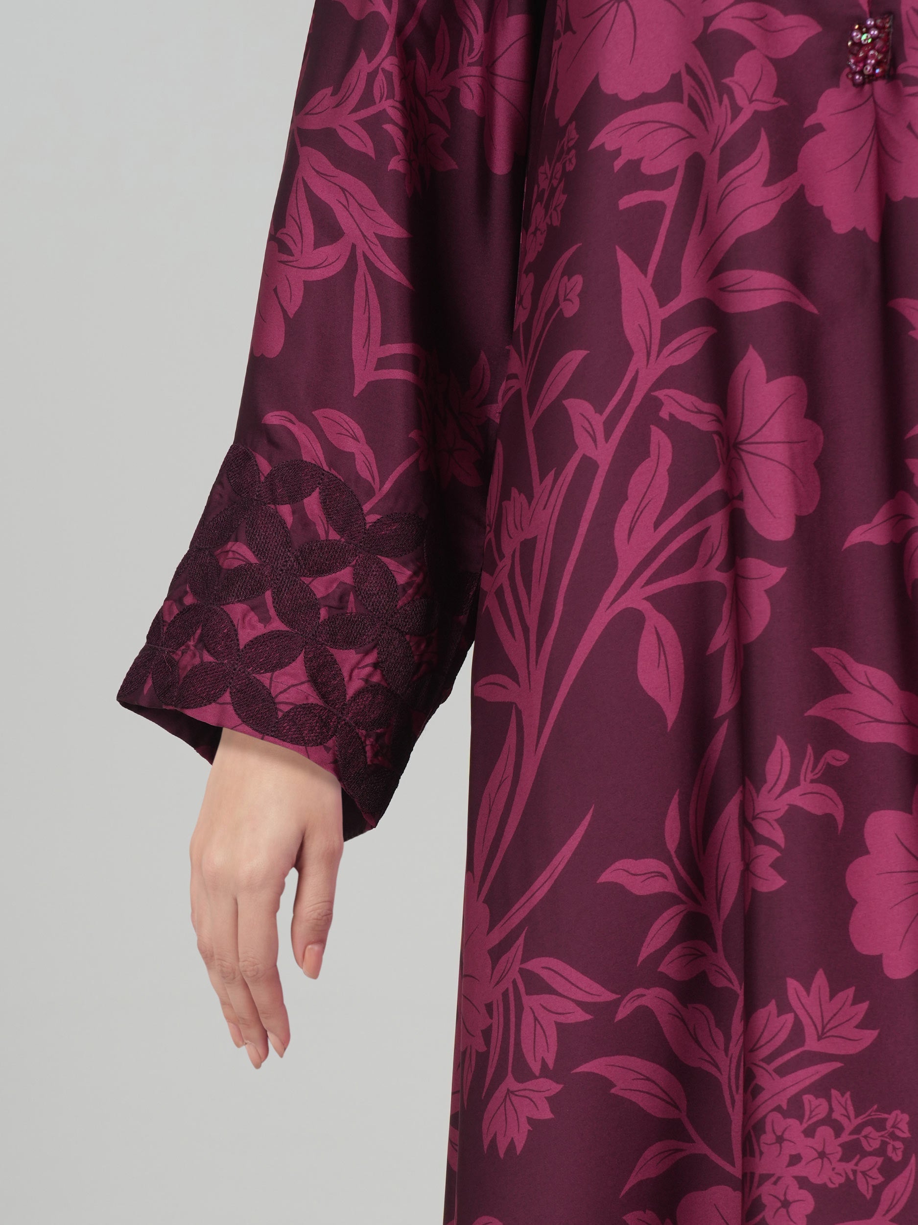 2 Piece Silk Suit- Embroidered (Pret)
