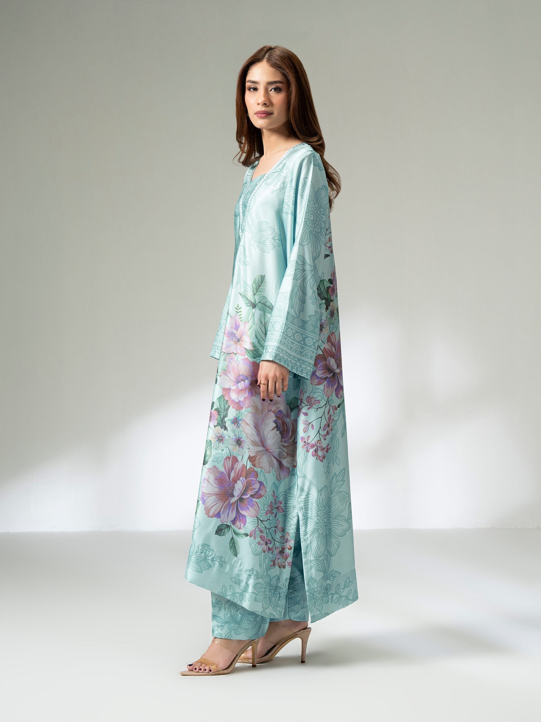 2 Piece Silk Suit (Pret)