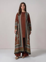 2 Piece Cardigan Khaddar Suit (Pret)