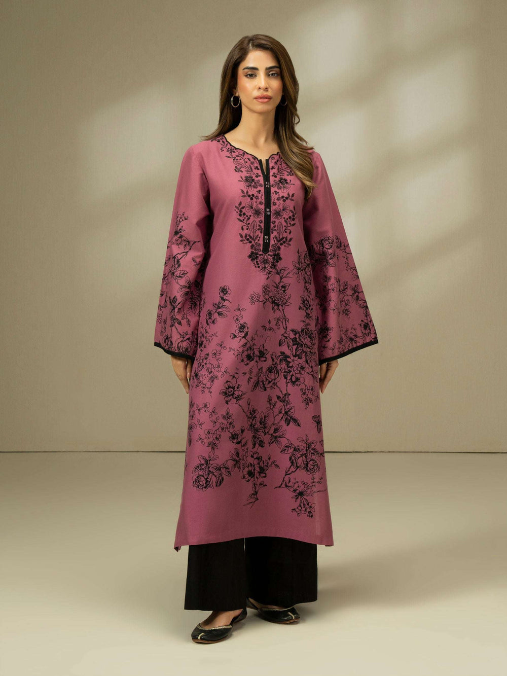 Khaddar Shirt-Printed (Pret)