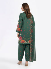 3 Piece Lawn Suit- Embroidered (Pret)