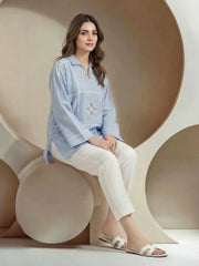 Yarn Dyed Kurti- Embroidered (Pret)
