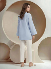 Yarn Dyed Kurti- Embroidered (Pret)