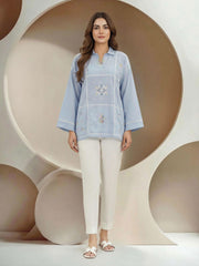 Yarn Dyed Kurti- Embroidered (Pret)