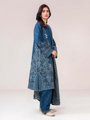3 Piece Khaddar Suit- Embroidered (Pret)
